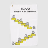 Golf Towel Cheese Mouse Golfhandtuch (Vorderseite)