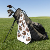 Golf Towel Football Golfhandtuch (Gras)