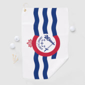 Golf Towel mit Fahne von Cincinnati City, USA Golfhandtuch (Insitu)
