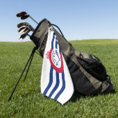 Golf Towel mit Fahne von Cincinnati City, USA Golfhandtuch (Gras)