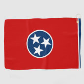 Golf Towel mit Flagge von Tennessee, USA Golfhandtuch (Horizontal)