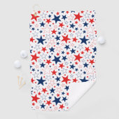 Golf Towel Patriotic Stars Golfhandtuch (Insitu)