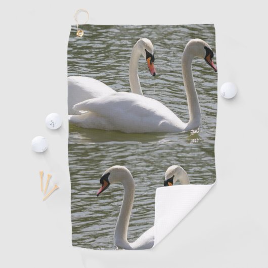 Golf Towel Swan Golfhandtuch (Insitu)