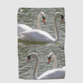 Golf Towel Swan Golfhandtuch (Vorderseite)