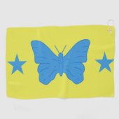 Golf Towel with flag of Bady Bassit Golfhandtuch (Horizontal)