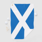 Golf Towel with flagge of Scotland, Vereinigtes Kö Golfhandtuch (Insitu)