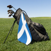Golf Towel with flagge of Scotland, Vereinigtes Kö Golfhandtuch (Gras)