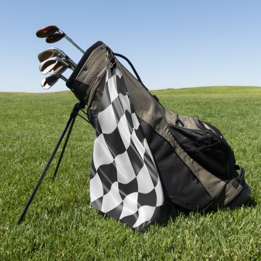 Golf Tower Racing Flag Golfhandtuch (Gras)