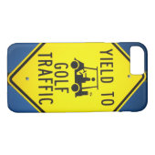 Golf Traffic Golf Cart Sign Case-Mate iPhone Hülle (Rückseite (Horizontal))