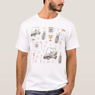 Golf Trophy Bester Vater für Vatertag oder Geburts T-Shirt