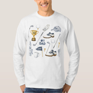 Golf Trophy Bester Vater für Vatertag oder Geburts T-Shirt