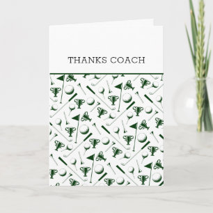 Golf Trophy Clubs Benutzerdefinierter Text Sport a Karte