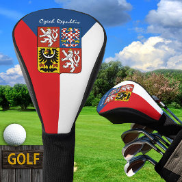 Golf Tschechische Republik & Flagge / Tschechien G Golf Headcover