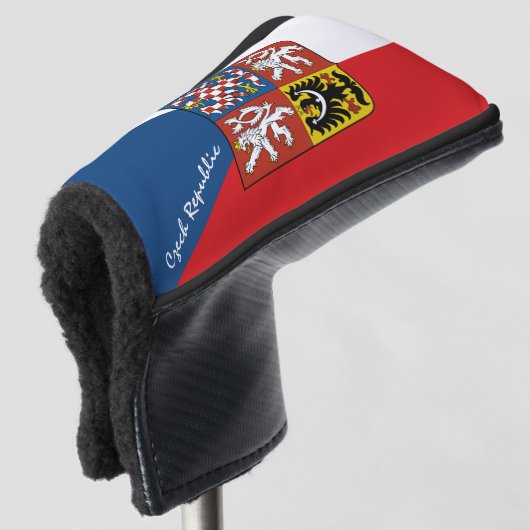 Golf Tschechische Republik & Flagge / Tschechien G Headcover (3/4 Vorderseite)