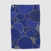 Golf Tuch - Blaue Schönheit (Vorderseite)