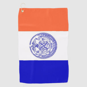 Golf-Tuch mit Flagge von New York City Golfhandtuch