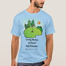 Golf Turnier Country Club Wohltätigkeit Event T -  T-Shirt