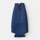 Golf-Turnier mit Blauen benutzerdefinierten Text Flaschenkühler (Rückseite)