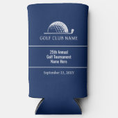 Golf-Turnier mit Blauer Texthaut Selters Dosenkühler (Vorderseite)