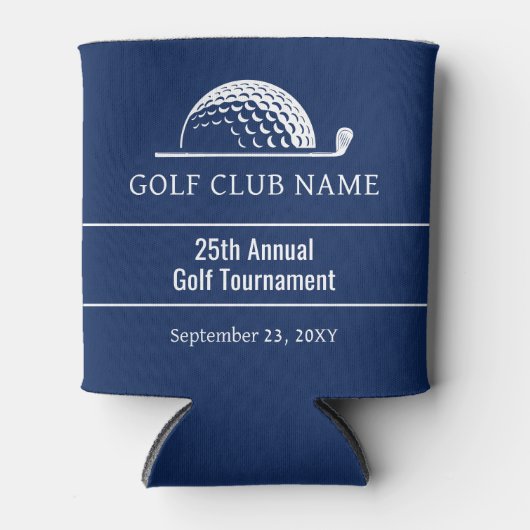 Golf-Turnier mit maßgeschneidertem Blue Dosenkühler (Vorderseite)