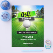Golf Turnier Wohltätigkeit Flyer Poster (Einzeln)