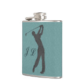 Golf-Typ-kundengerechtes Monogramm Flachmann (Links)
