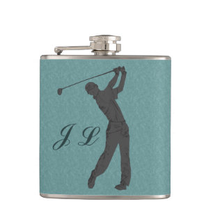 Golf-Typ-kundengerechtes Monogramm Flachmann