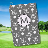 Golf Typ Stilvolle Golf Design Custom Monogram Golfhandtuch
