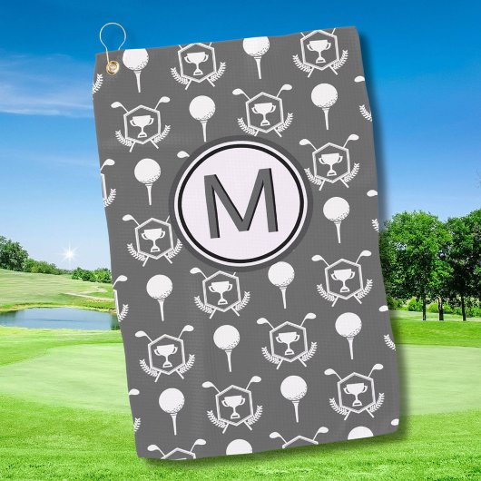 Golf Typ Stilvolle Golf Design Custom Monogram Golfhandtuch