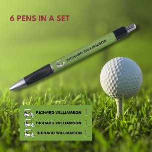Golf Typ Warenkorb Personalisierter Name Kugelschreiber
