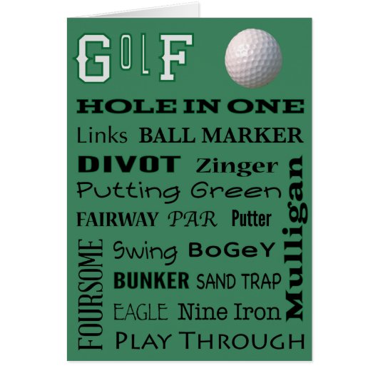 GOLF-Typografie (Vorne)