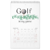 GOLF-Typografie 2023 Hängebauer Kalender (Feb 2026)