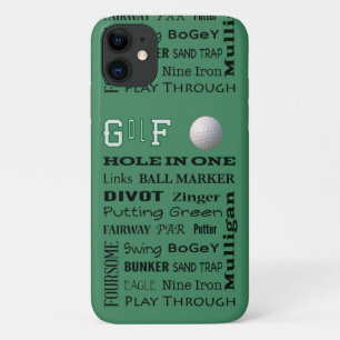 GOLF-Typografie Case-Mate iPhone Hülle