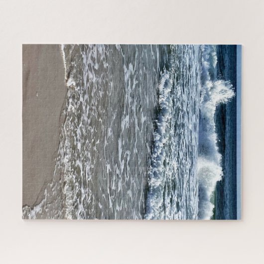 Golf Ufer Ozeanwellen und Strand Puzzle (Horizontal)