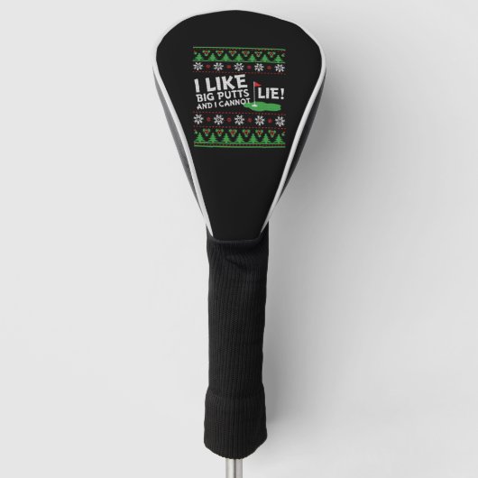 Golf Ugly Christmas Headcover (Vorderseite)