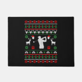 Golf Ugly Christmas Sweater Fußmatte (Vorderseite)