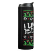 Golf Ugly Christmas Thermosbecher (Nach links gedreht)