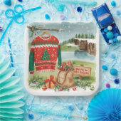 Golf Ugly Sweater Christmas for golfer Pappteller (Party)