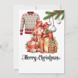 Golf Ugly Sweater Thema für Golfer Weihnachten