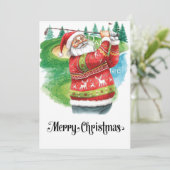 Golf Ugly Sweater Thema für Golfer Weihnachten (Stehend Vorderseite)