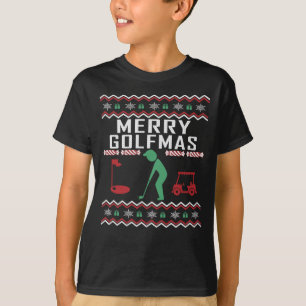Golf Ugly Weihnachtssüßchen Frohe Golfmas T-Shirt