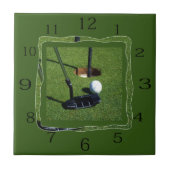 Golf-Uhr, Fliese (Vorderseite)