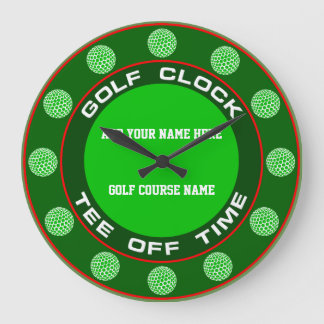 Golf-Uhr Große Wanduhr