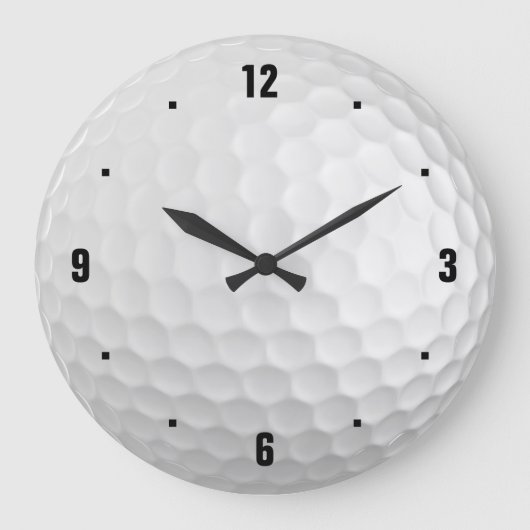 Golf-Uhr Große Wanduhr (Vorderseite)