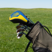 Golf Ukraine und ukrainische Flagge / Ukraine Golf Golf Headcover (In SItu)