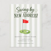 Golf Umzugsankündigung Postkarte (Vorderseite)