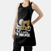 Golf und Bier Deshalb bin ich hier Schürze (InSitu)