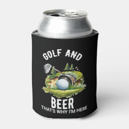 Golf und Bier Dosenkühler