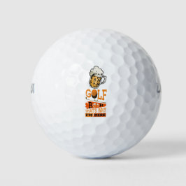 Golf und Bier Golfball