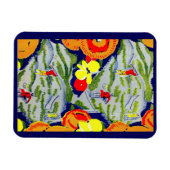 Golf und Blume Magnet (Horizontal)